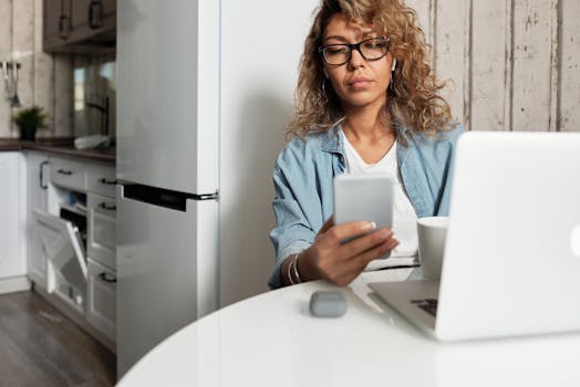 a person checking news on a smartphone