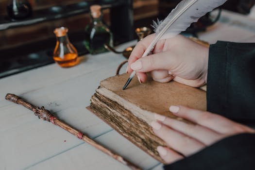 ancient scroll with folklore stories