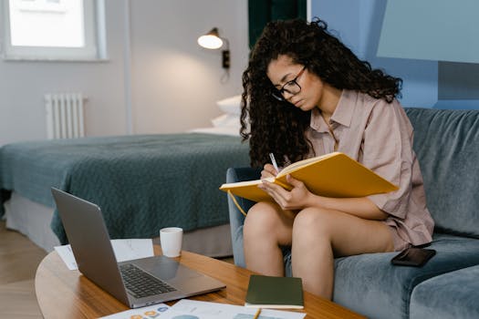 person using a laptop