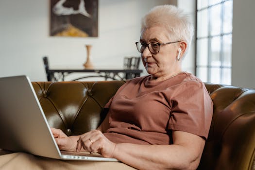 a person browsing the internet for climate change facts