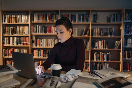 researching government experiments in a library