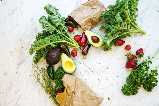 colorful raw vegetables